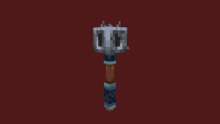 Minecraft Super Mace 3D Model
