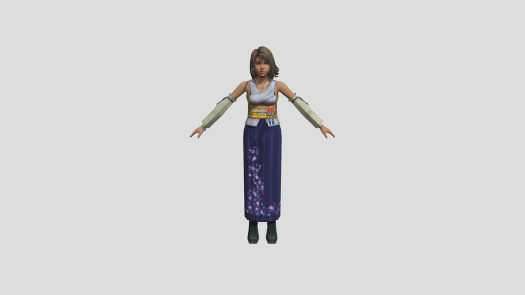 High Poly Yuna