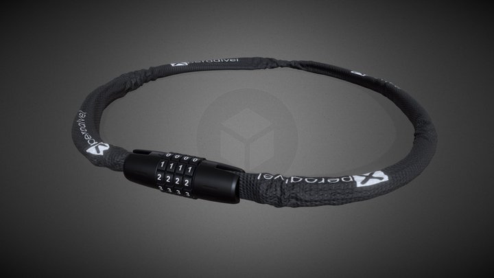 Bicycle Chain Lock 3D Model