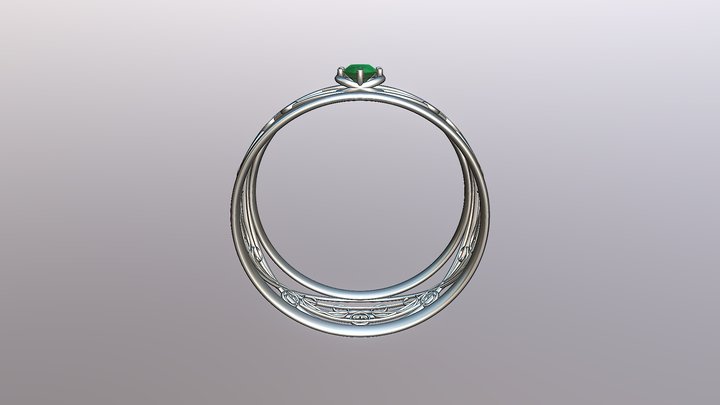 luciano-ring-10bis_obj 3D Model