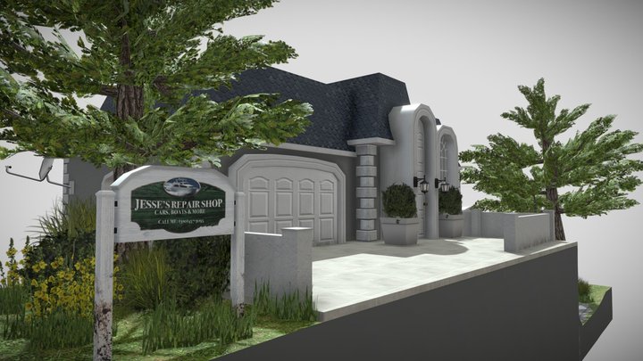 DAE Diorama - By The Ocean 3D Model