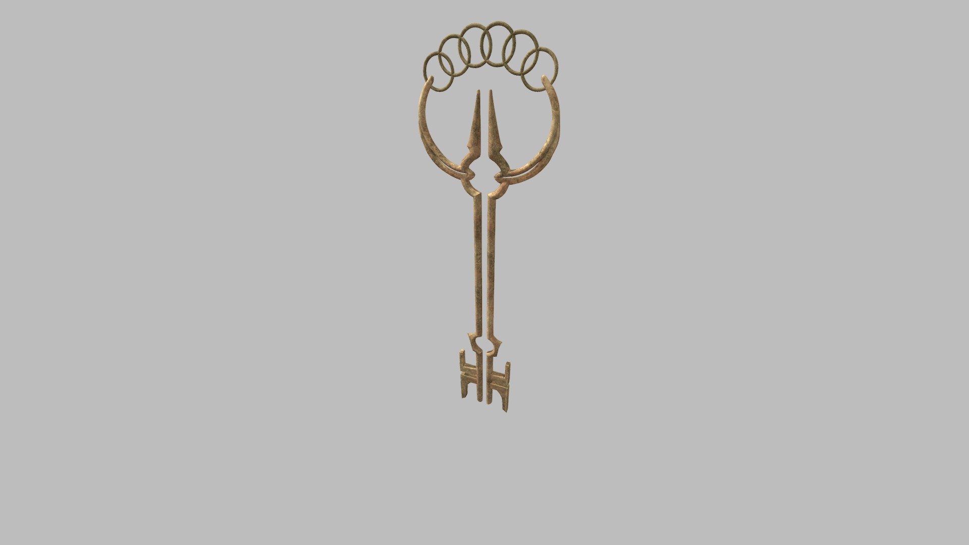 Rusty Key - 3D model by ihastam [224c3fb] - Sketchfab