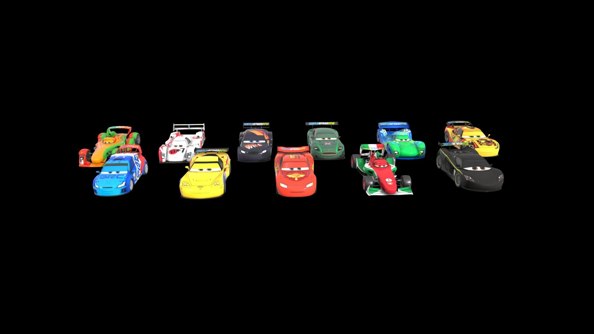 2011 Cars 2 WGP Racers - Download Free 3D model by DisneyCars ...