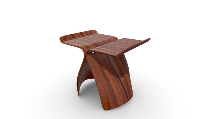 Stylish taburet 3D Model