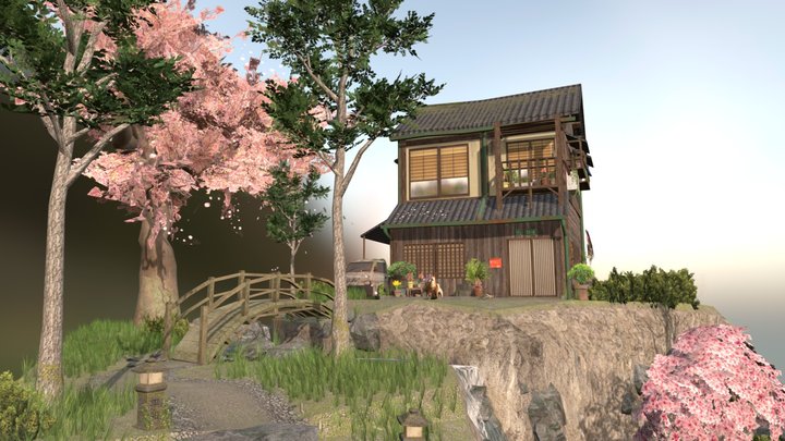 DAE Diorama - Grandma's House 3D Model