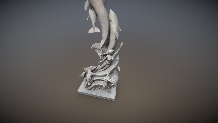 Sculpture: DolphinAndWoman 3D Model