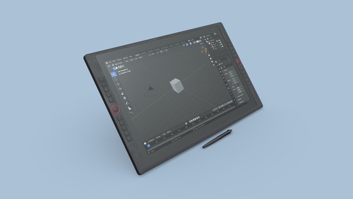 Graphic Tablet 3D Model