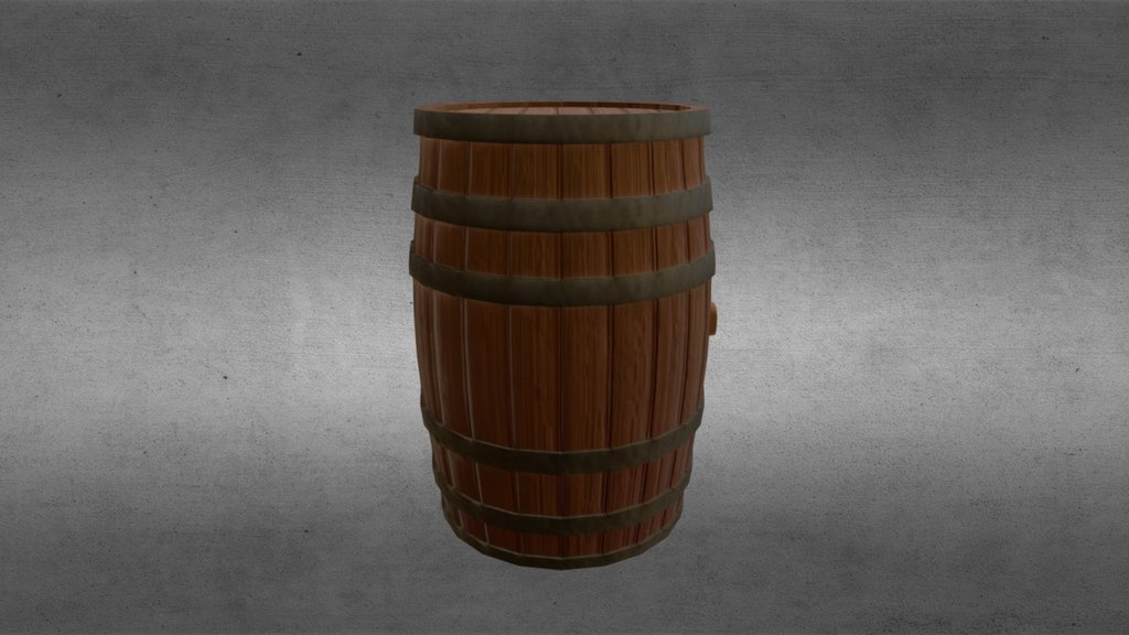 Easy 1: Barrel - 3D model by timparsons [2250e6f] - Sketchfab
