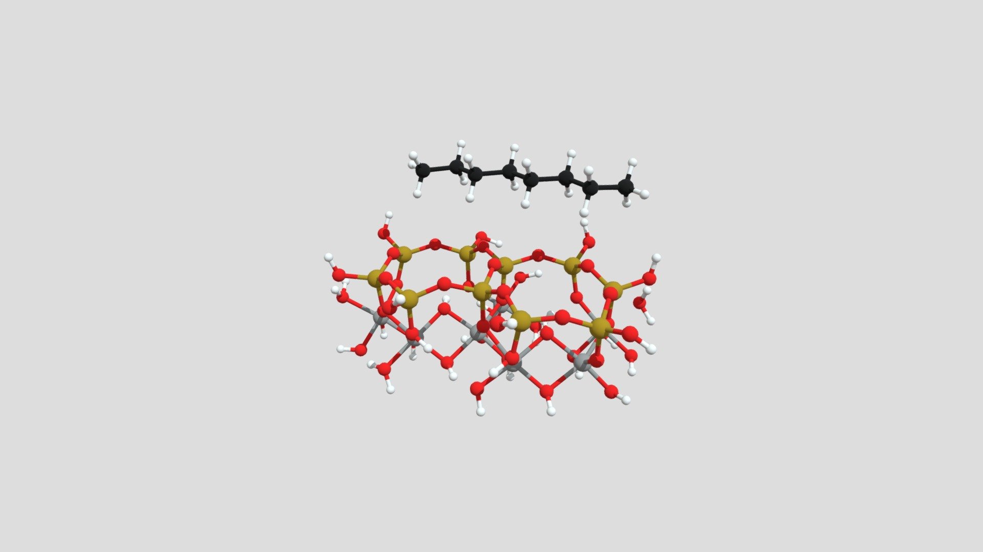 Octane on Kaolinite