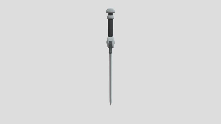 Low poly sword model 3D Model