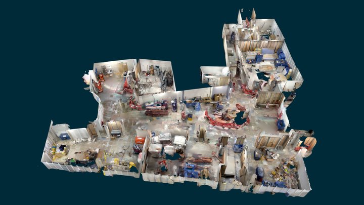Powlo’s wobbly walkaround (ceilings cropped) 3D Model
