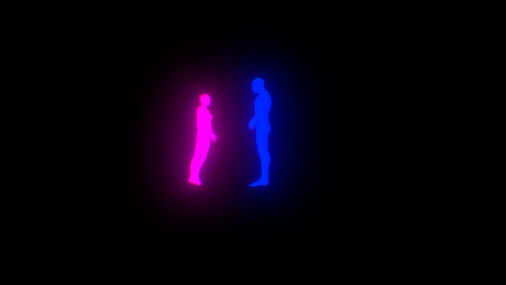 Glowing Body 3D Model