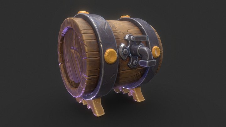 Barrel 3D Model