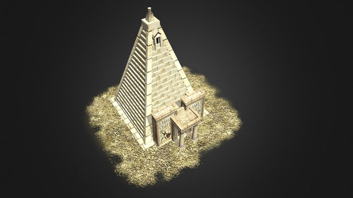 Kushite Pyramid 2 3D Model