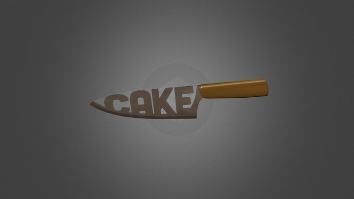 Cake Knife Demo1 3D Model