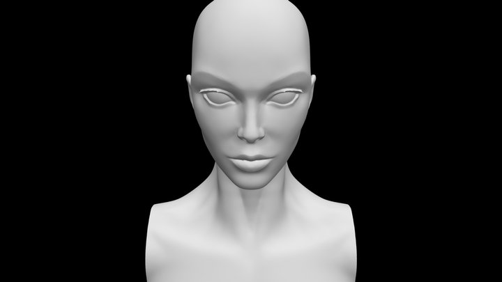 Fem Bust00 3D Model