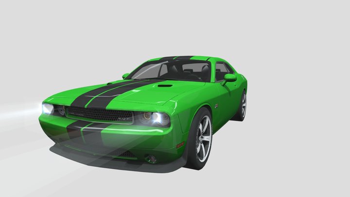 dodge challenger srt8 – Gratis 3D-model STL