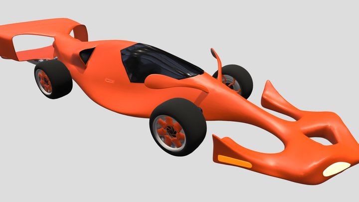 Race Car Concept 3D Model
