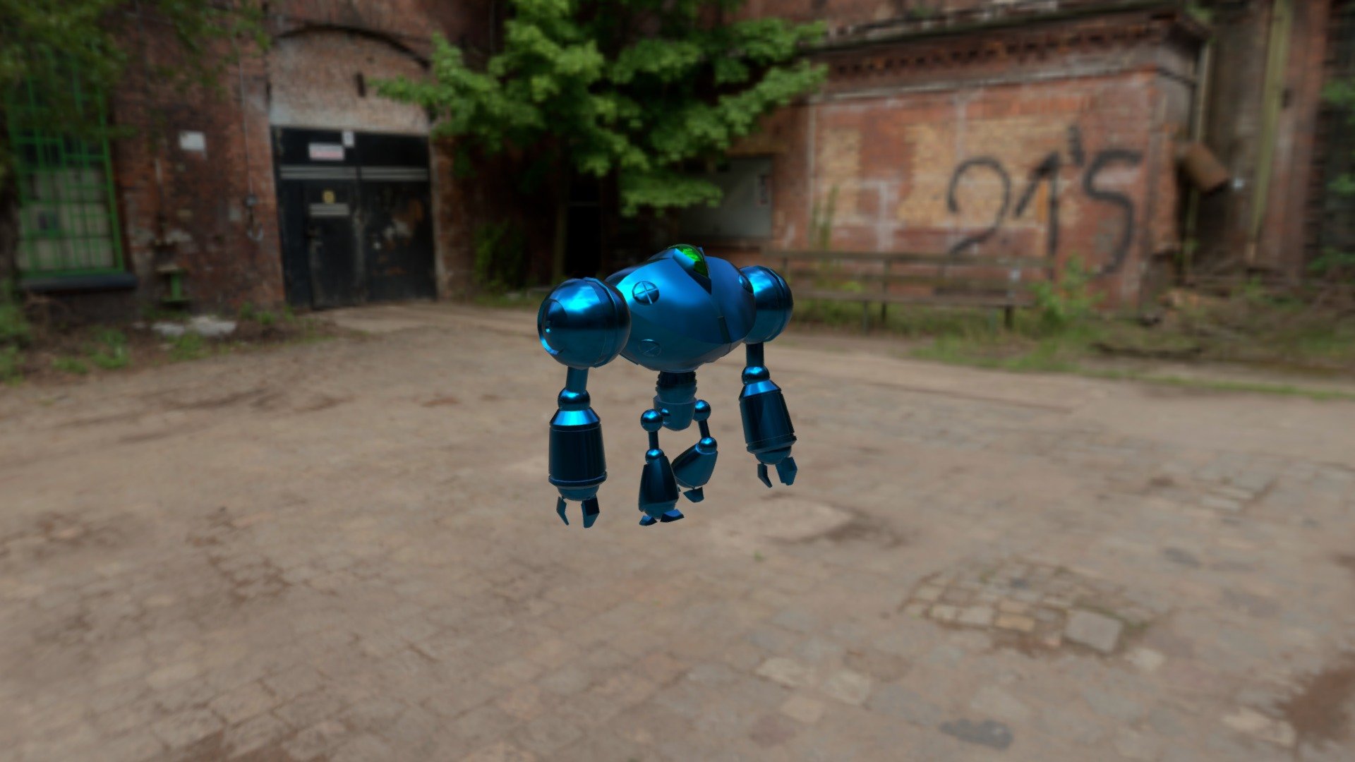 Robot B - 3D Model By Amberleycwallace [2257874] - Sketchfab