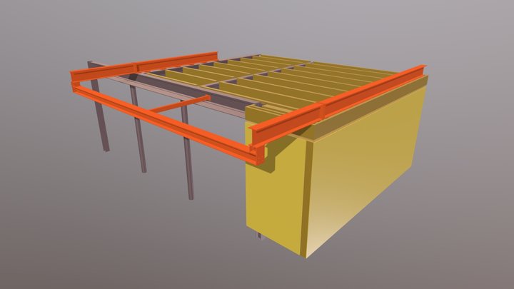 Balcony steel 3D Model