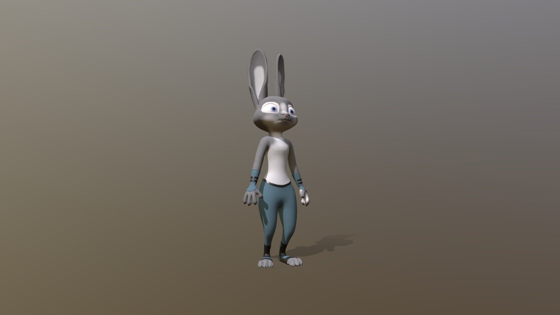 Rabbit Bellydancing - 3D model by Pixel Hearts (@pixelhearts) [2257eaf ...