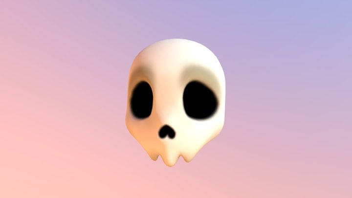 *R!* Skull Head (unrigged mesh) 3D Model