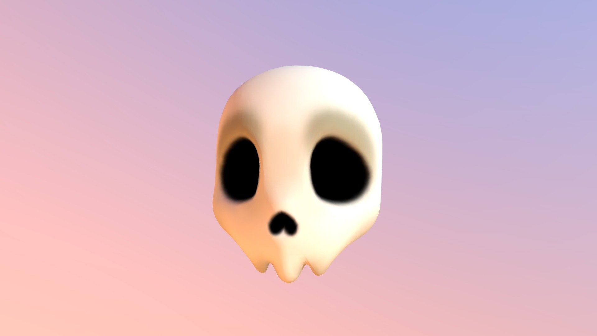 *R!* Skull Head (unrigged mesh) — Sketchfab embed 3D viewer