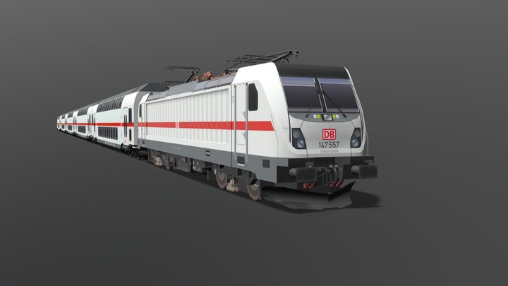 Bombardier TWINDEXX Vario & TRAXX - IC2 3D Model