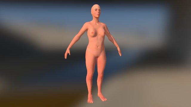 Female Anatomical Character 3D Model