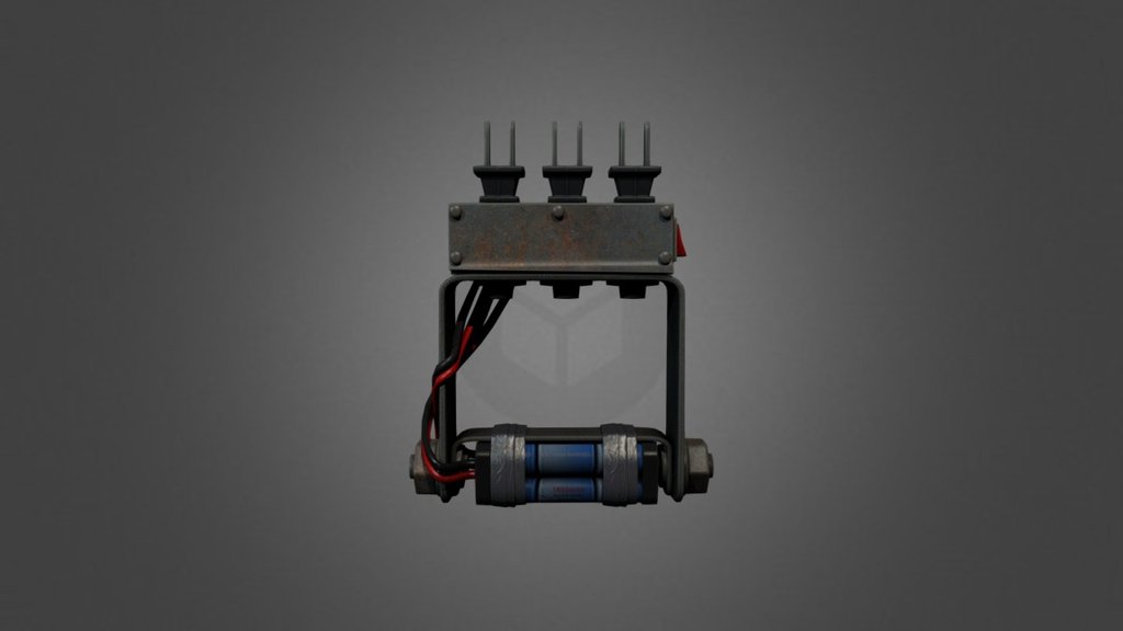 Electrical Brass Knuckles 3D model by Overkill Software (overkillsoftware) [225b2eb] Sketchfab
