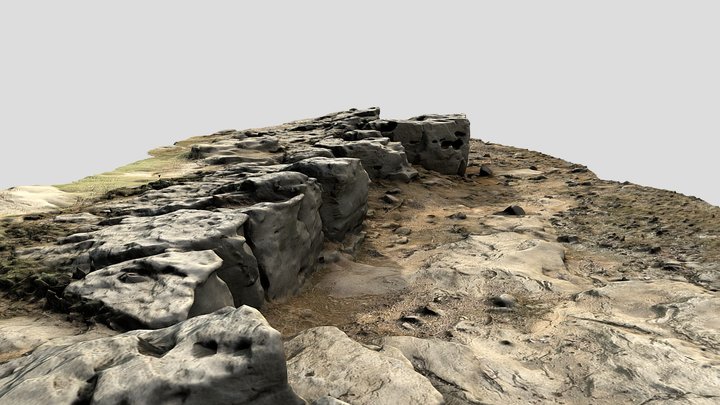 Riverside Rocks 3D Model
