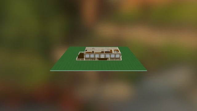 Clubhouse Open Roof 3D Model