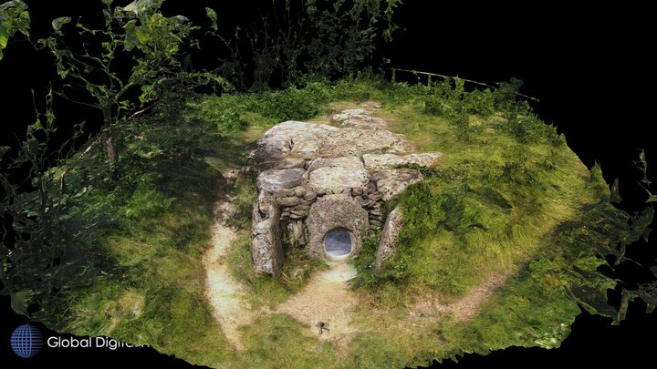 Allée couverte du Bois-Couturier Megalithic Tomb 3D Model