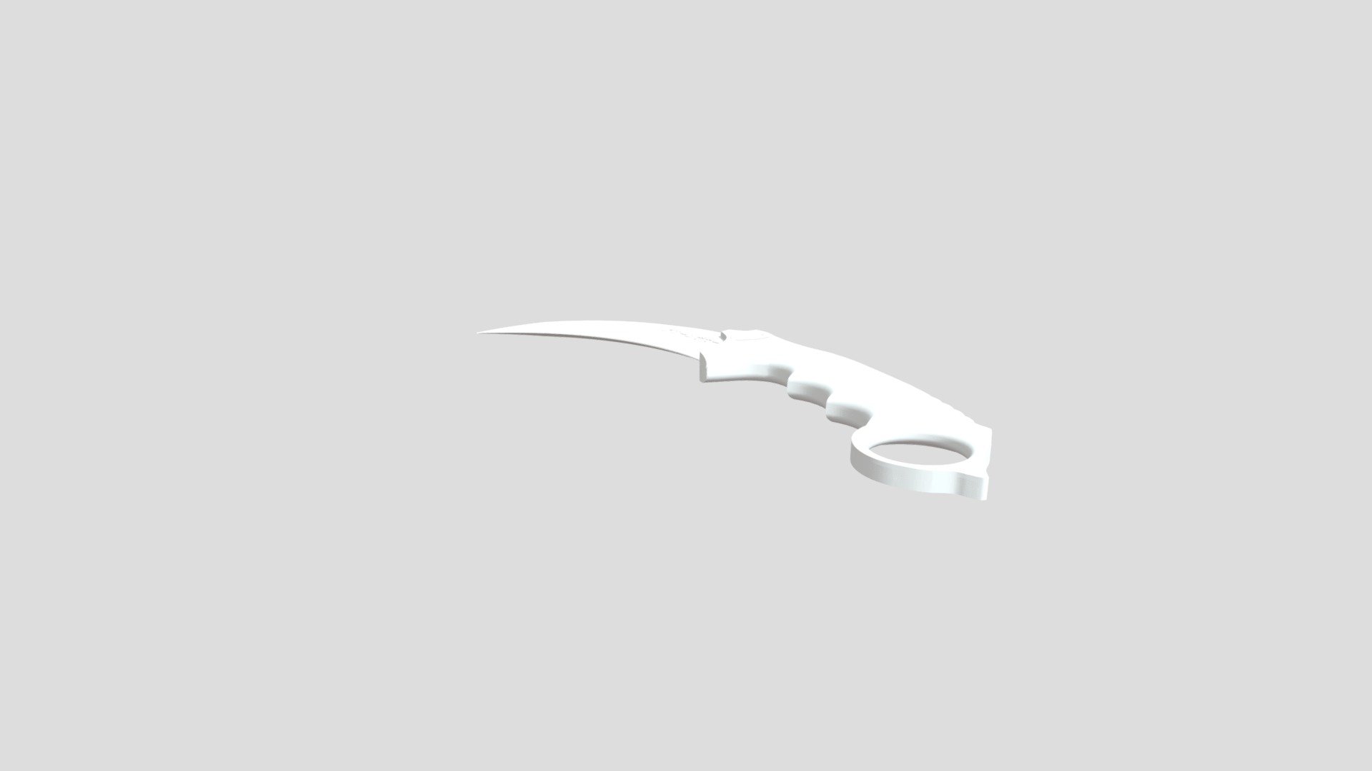 a karambit for 3d printers in need