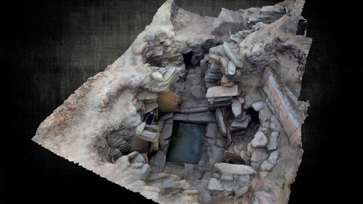 Bronze Age Burnt Mound and subterranean Sauna 3D Model