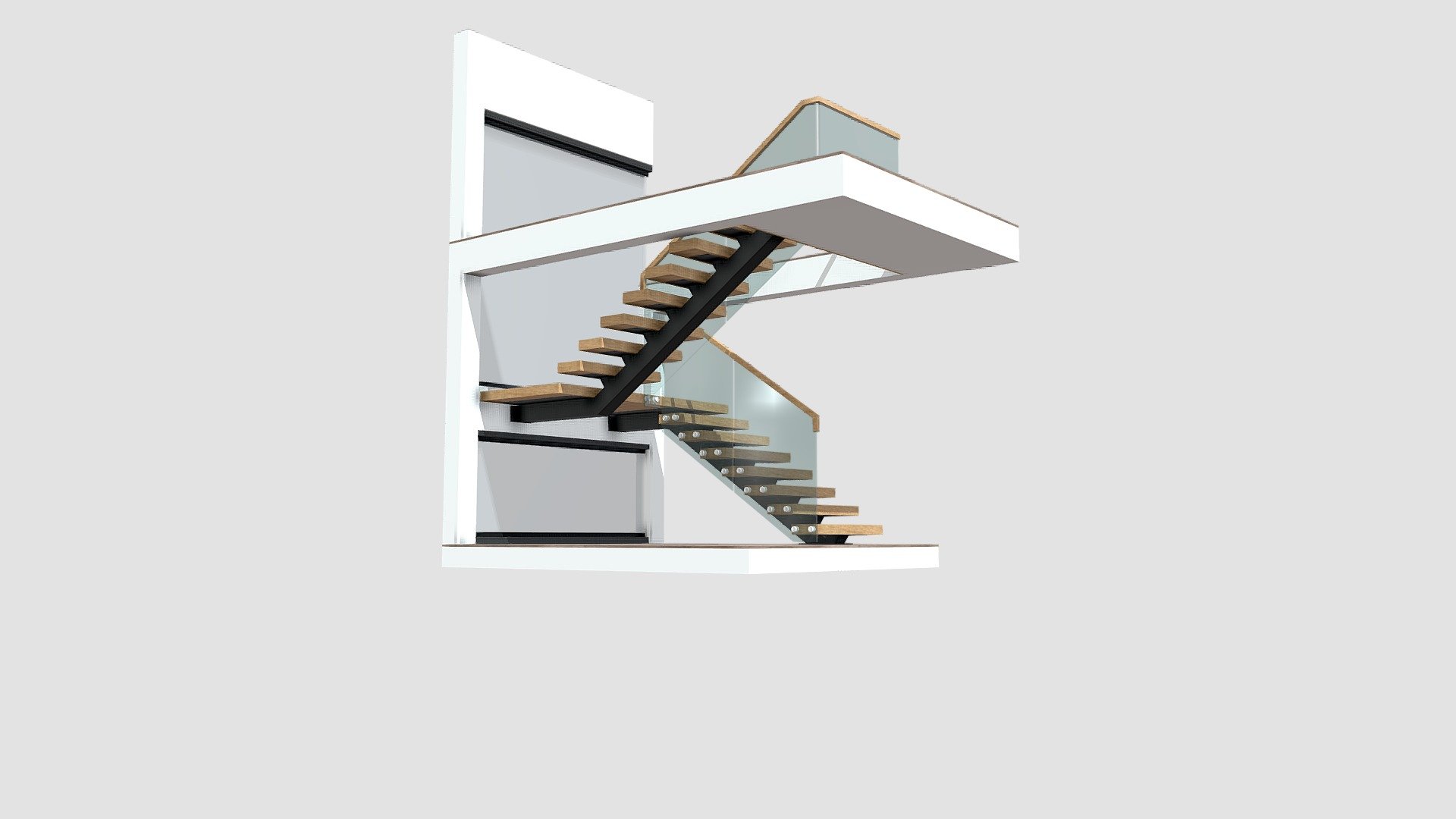 internal staircase ross - 3D model by Sam8604 [225fa38] - Sketchfab