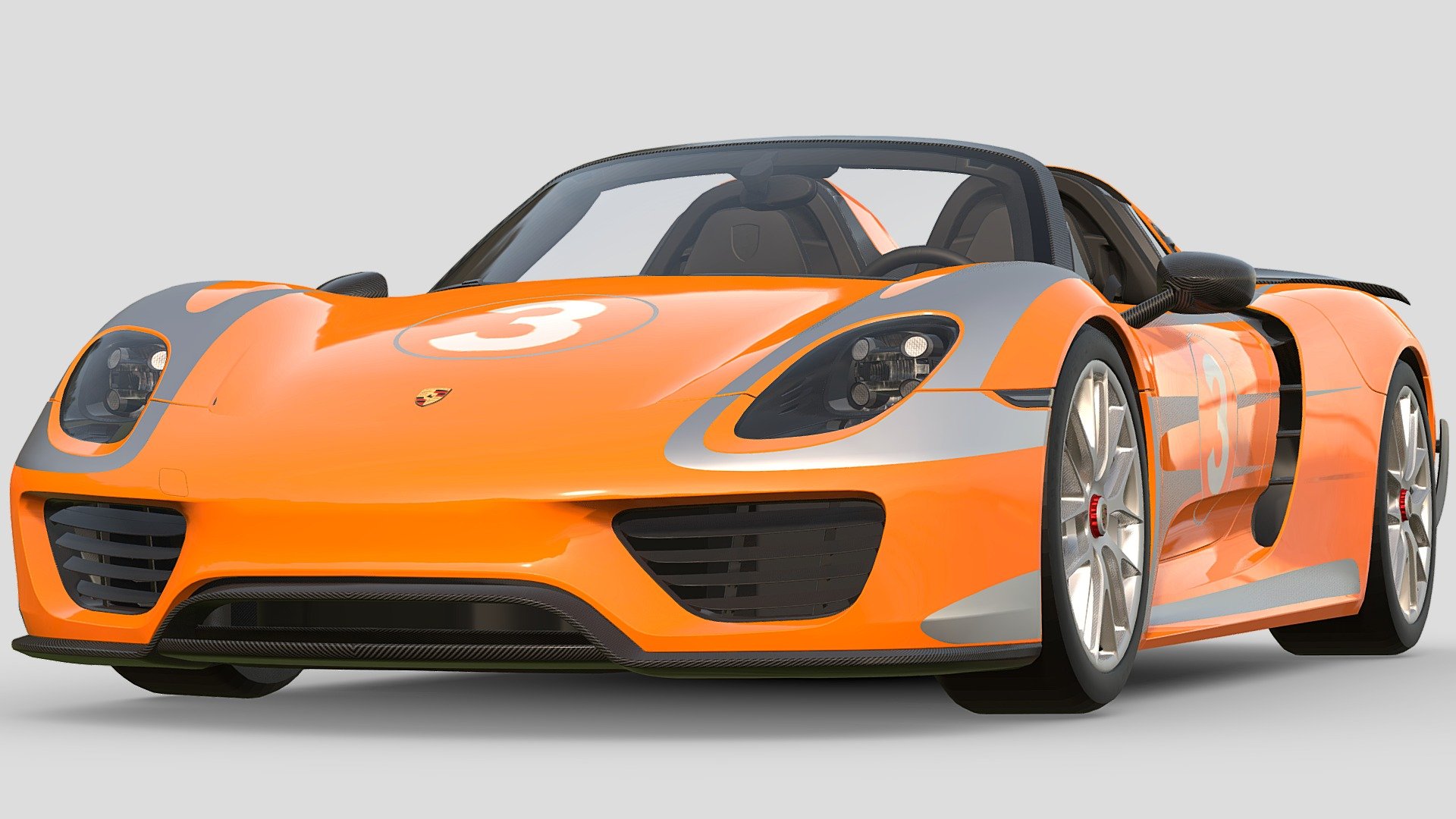 ③dwe　みーページ Porsche 918 Spyder - 3D model by Patricars (@patricars) [2260cc1]