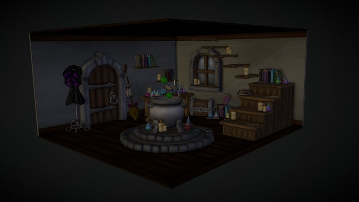 witch room 3D Model