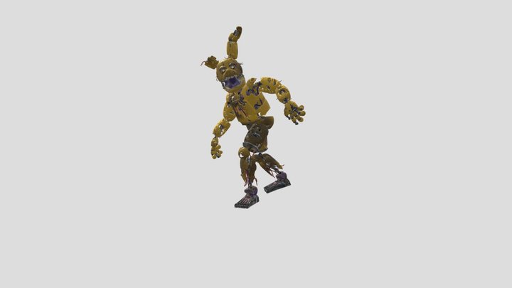 Springtrap_-_F Na F_AR_ Special_ Delivery 3D Model
