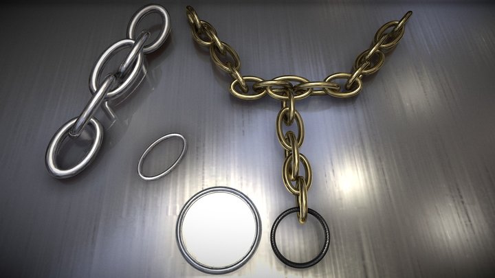 Chain links 3D Model