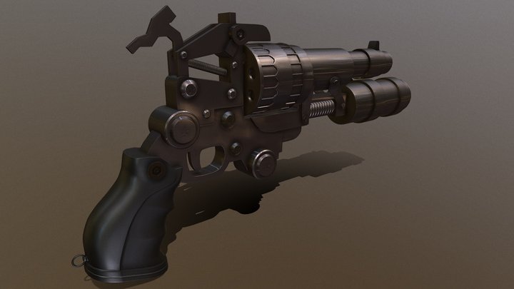 Realistic Revolver | 3D Model of gun 3D Model