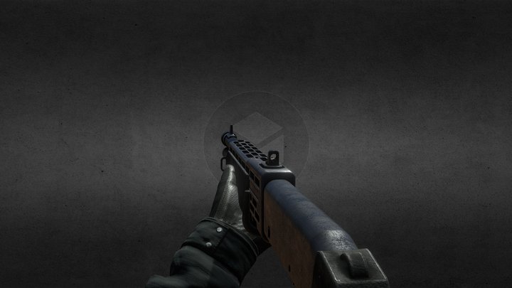 shotgun animated – Free 3D Model STL