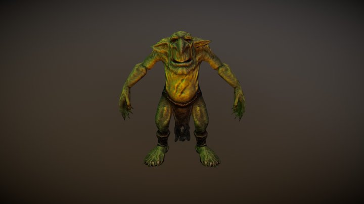 Common Goblin 3D Model