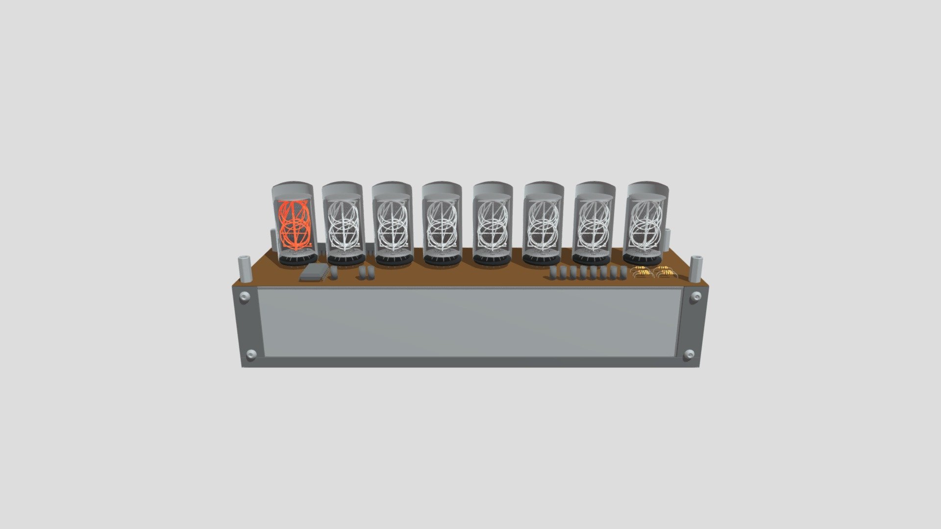 NixieTimer - 3D model by ekiden (@Re7U6) [2262a59] - Sketchfab