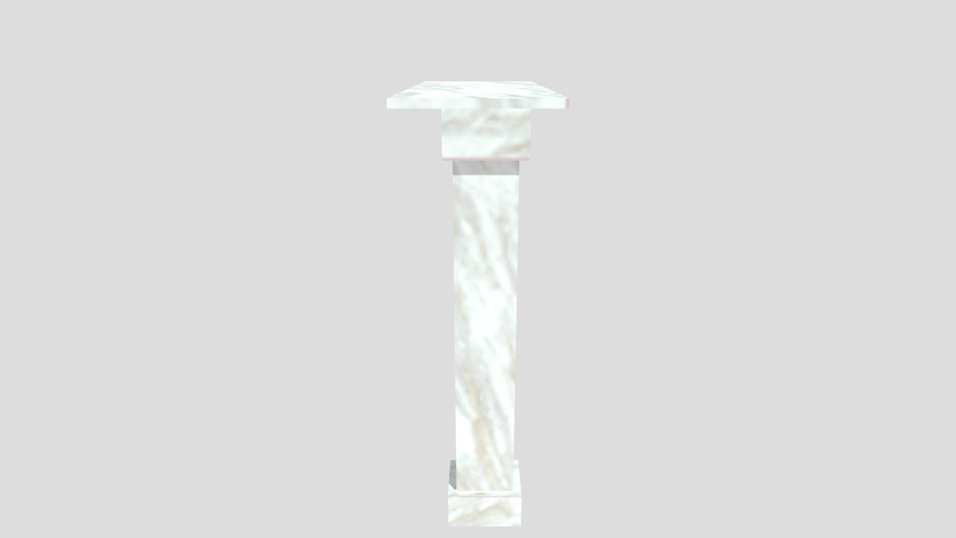 low poly doorframe