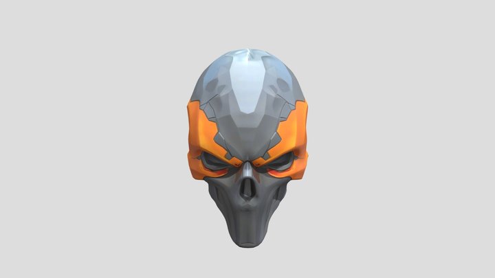 Cyber Skull Fusion 3D Model