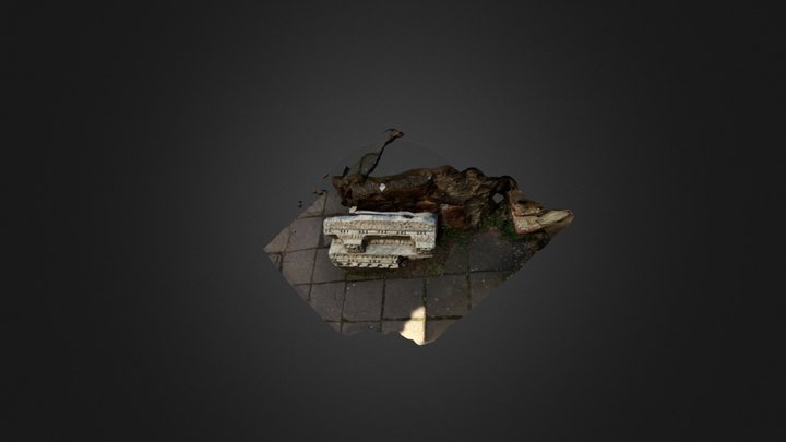 Старини на входа на Ротондата 3D Model