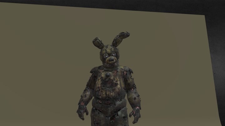 Springtrap V1 by BTB Anim & JamephiGames 3D Model
