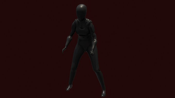 Game NPC character 3D Model