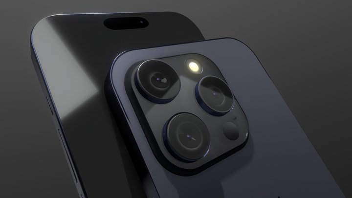 Iphone 15 Pro - Free downoald - 2024 3D Model